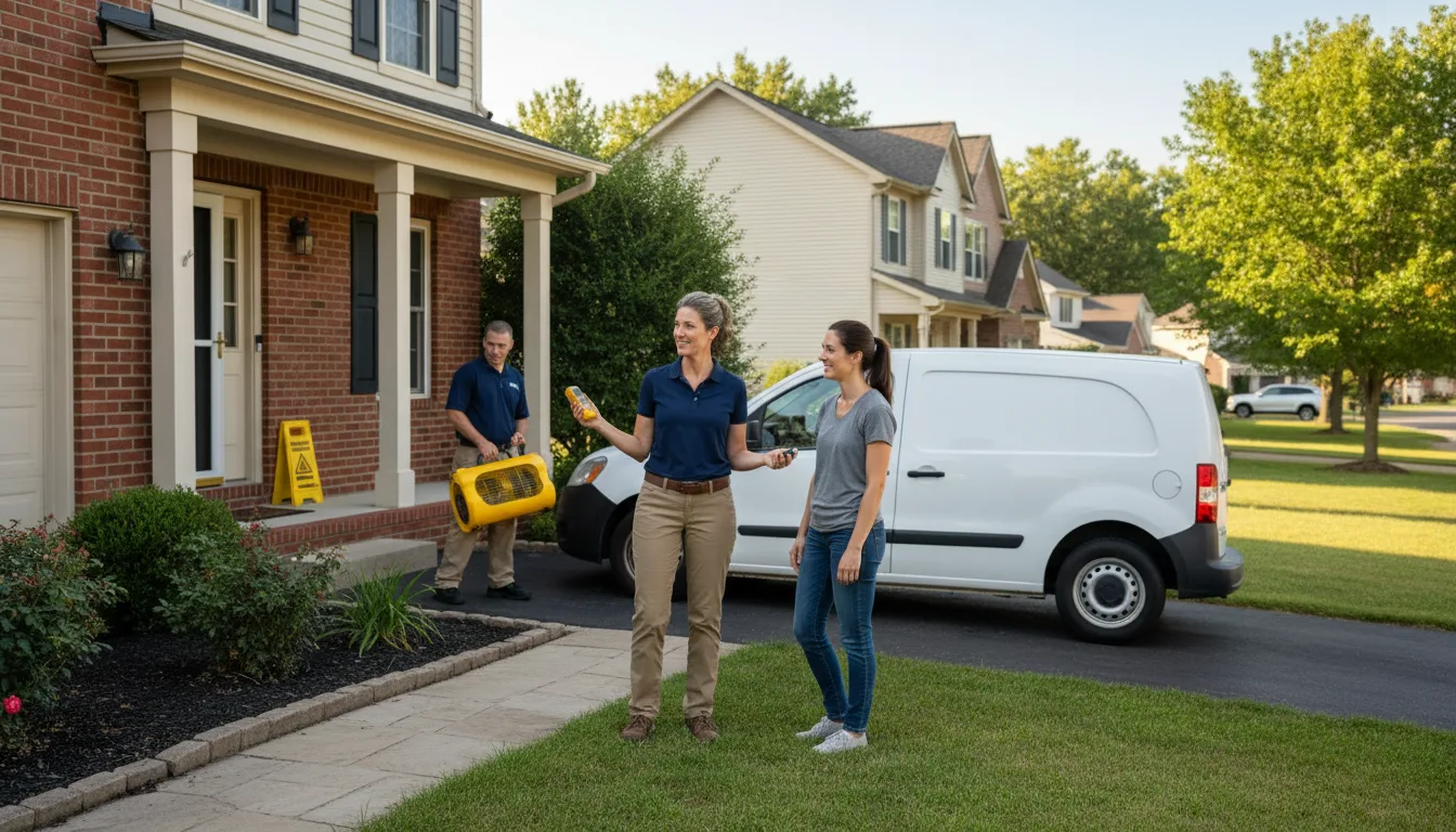 Residential water damage restoration in Calvert City, KY